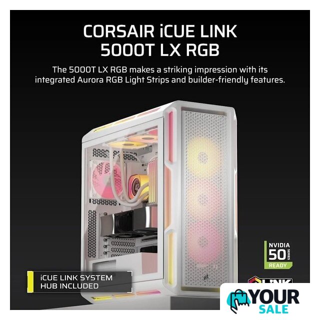 Корпус Corsair 5000T LX RGB CC-9011299-WW - Изображение №3 — Интернет-магазин Your Sale
