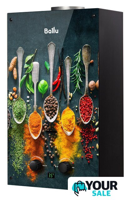 Газовая колонка Ballu GWH 10 Fiery Glass Curry - Изображение №1 — Интернет-магазин Your Sale