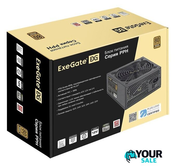 Блок питания ExeGate 1000PPH 80 Plus Bronze EX292157RUS-S - Изображение №4 — Интернет-магазин Your Sale