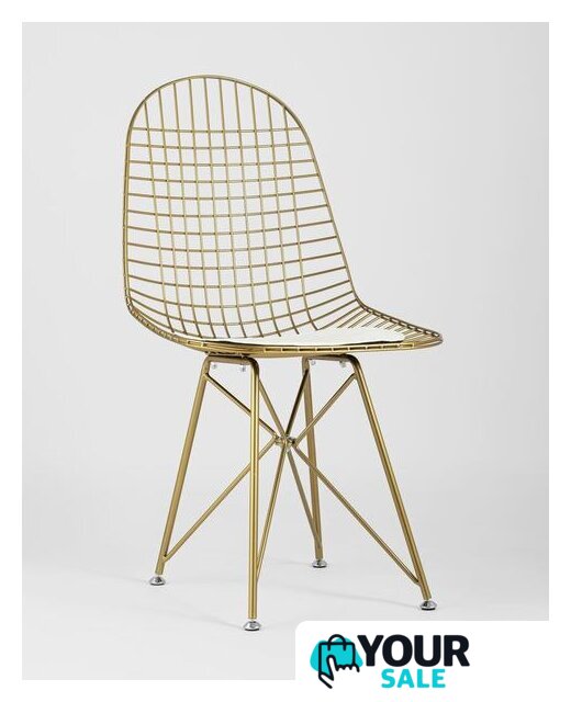 Стул Stool Group Eiffel (золотой/белая подушка) - Изображение №2 — Интернет-магазин Your Sale