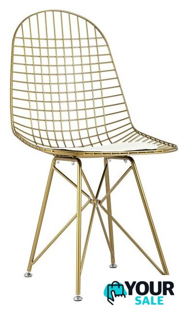 Стул Stool Group Eiffel (золотой/белая подушка) - Изображение №1 — Интернет-магазин Your Sale
