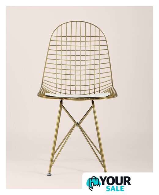 Стул Stool Group Eiffel (золотой/белая подушка) - Изображение №4 — Интернет-магазин Your Sale