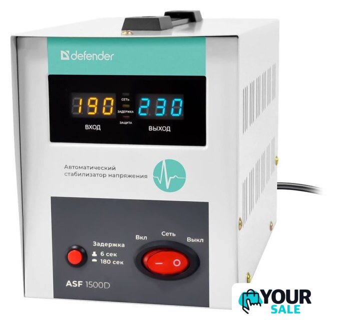 Стабилизатор напряжения Defender ASF 1500D - Изображение №2 — Интернет-магазин Your Sale