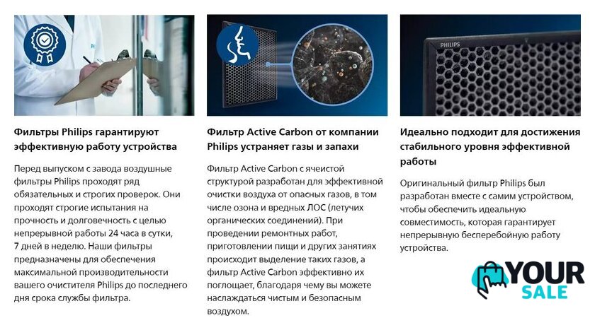 Угольный фильтр Philips FY5182/30 - Изображение №3 — Интернет-магазин Your Sale