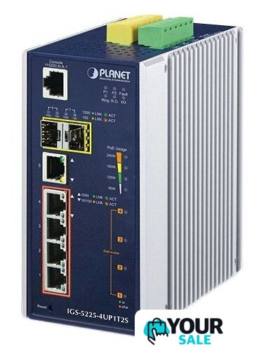 Управляемый коммутатор уровня 2+ PLANET IGS-5225-4UP1T2S - Изображение №1 — Интернет-магазин Your Sale