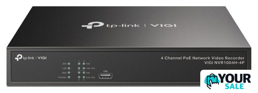 Сетевой видеорегистратор TP-Link Vigi NVR1004H-4P - Изображение №1 — Интернет-магазин Your Sale