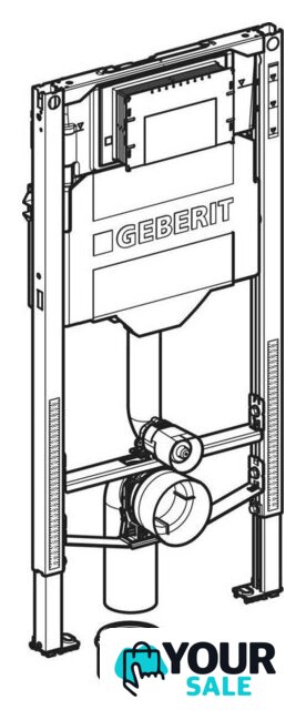 Инсталляция для унитаза Geberit Duofix 111.922.00.6 - Изображение №2 — Интернет-магазин Your Sale