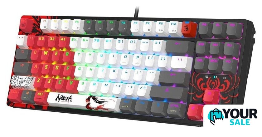Клавиатура A4Tech Bloody WS87 Naraka (Bloody BLMS Red Plus) - Изображение №6 — Интернет-магазин Your Sale
