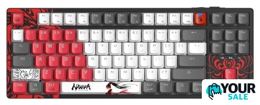 Клавиатура A4Tech Bloody WS87 Naraka (Bloody BLMS Red Plus) - Изображение №2 — Интернет-магазин Your Sale