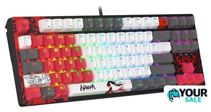 Клавиатура A4Tech Bloody WS87 Naraka (Bloody BLMS Red Plus) - Изображение №5 — Интернет-магазин Your Sale