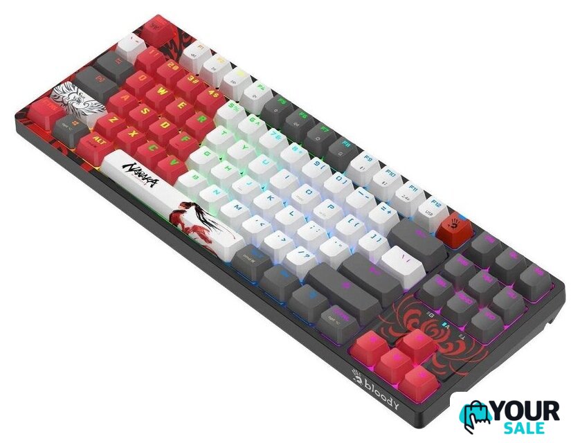 Клавиатура A4Tech Bloody WS87 Naraka (Bloody BLMS Red Plus) - Изображение №4 — Интернет-магазин Your Sale