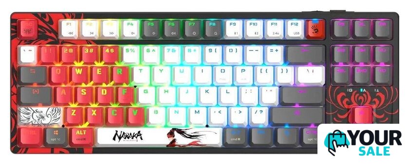 Клавиатура A4Tech Bloody WS87 Naraka (Bloody BLMS Red Plus) - Изображение №1 — Интернет-магазин Your Sale