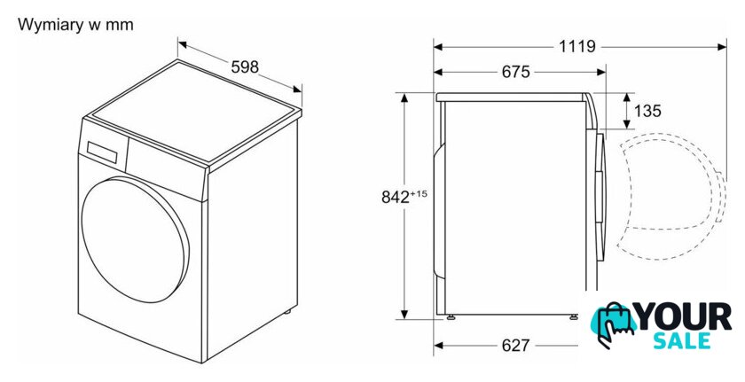 Сушильная машина Bosch Serie 8 WRB247DEPL - Изображение №8 — Интернет-магазин Your Sale