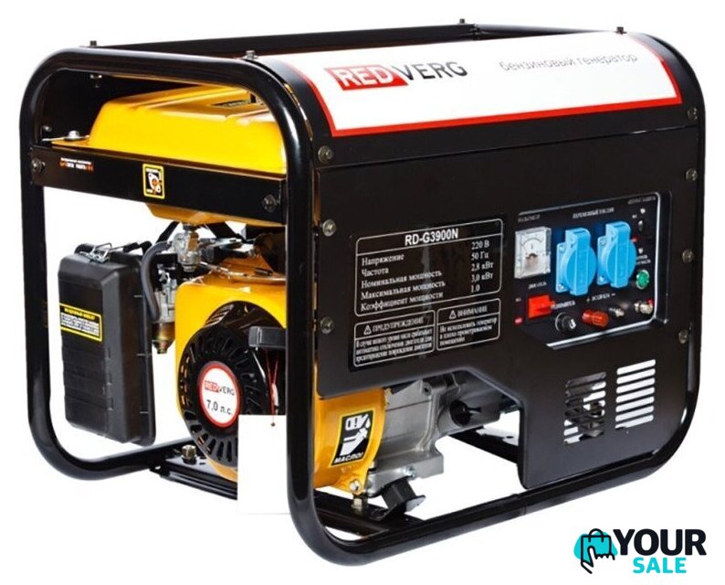 Бензиновый генератор RedVerg RD-G3900N - Изображение №4 — Интернет-магазин Your Sale