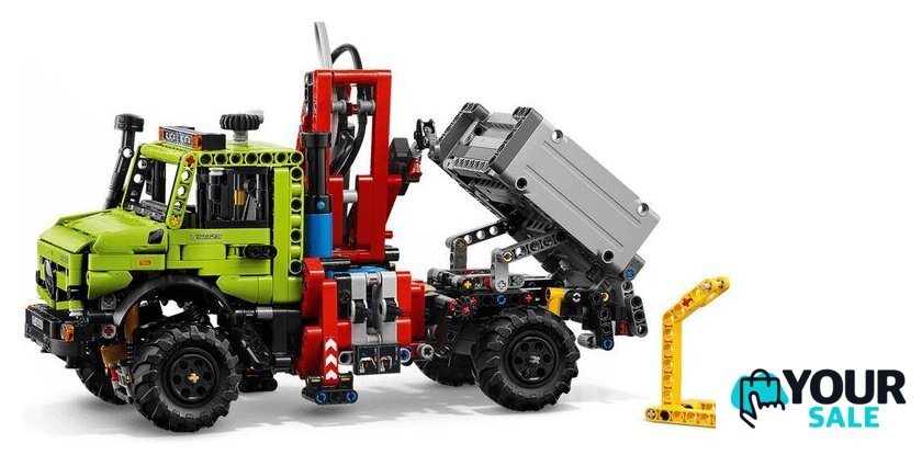 Конструктор LEGO 42242 Грузовик Mercedes-Benz Unimog U 5023 с краном - Изображение №4 — Интернет-магазин Your Sale
