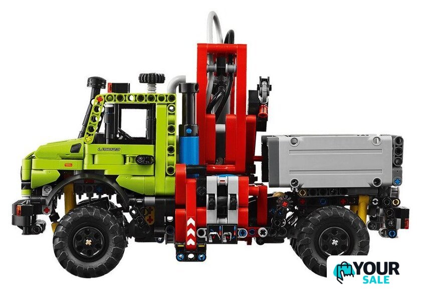 Конструктор LEGO 42242 Грузовик Mercedes-Benz Unimog U 5023 с краном - Изображение №3 — Интернет-магазин Your Sale