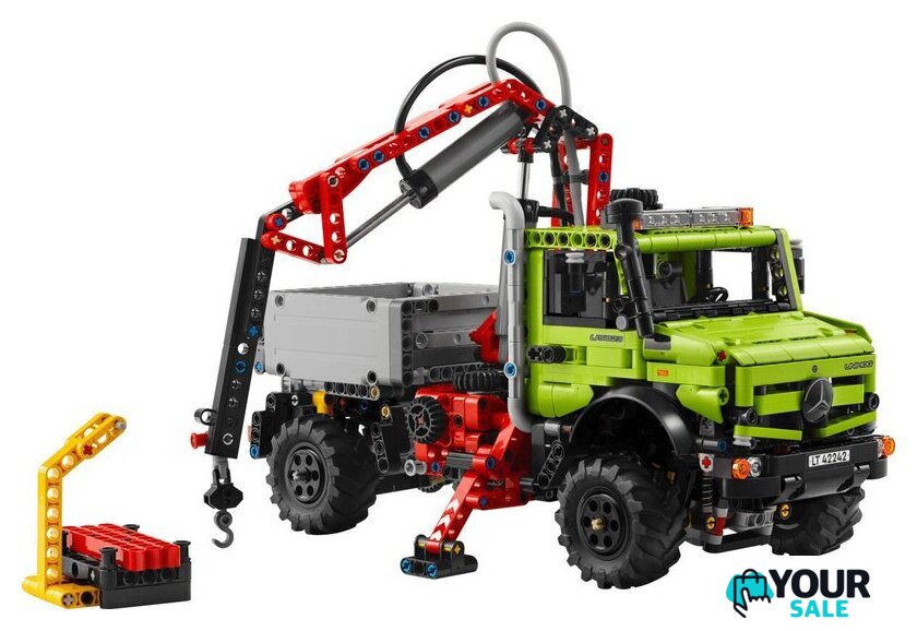 Конструктор LEGO 42242 Грузовик Mercedes-Benz Unimog U 5023 с краном - Изображение №2 — Интернет-магазин Your Sale