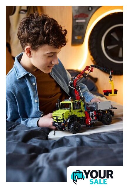 Конструктор LEGO 42242 Грузовик Mercedes-Benz Unimog U 5023 с краном - Изображение №11 — Интернет-магазин Your Sale