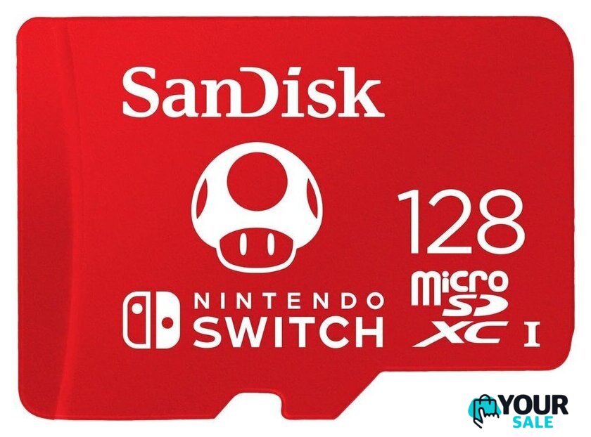 Карта памяти SanDisk Nintendo Switch Licensed Card Super Mario Edition microSDXC 128GB SDSQXAO-128G-GNCZN - Изображение №1 — Интернет-магазин Your Sale