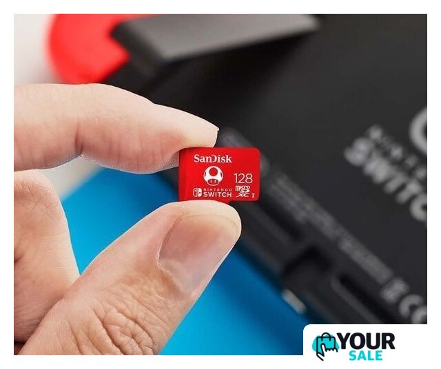 Карта памяти SanDisk Nintendo Switch Licensed Card Super Mario Edition microSDXC 128GB SDSQXAO-128G-GNCZN - Изображение №3 — Интернет-магазин Your Sale