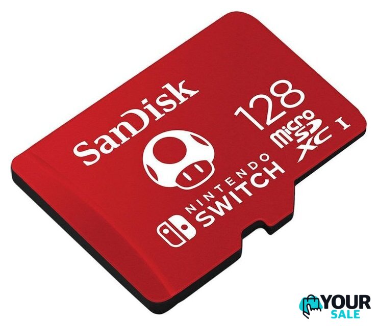 Карта памяти SanDisk Nintendo Switch Licensed Card Super Mario Edition microSDXC 128GB SDSQXAO-128G-GNCZN - Изображение №2 — Интернет-магазин Your Sale