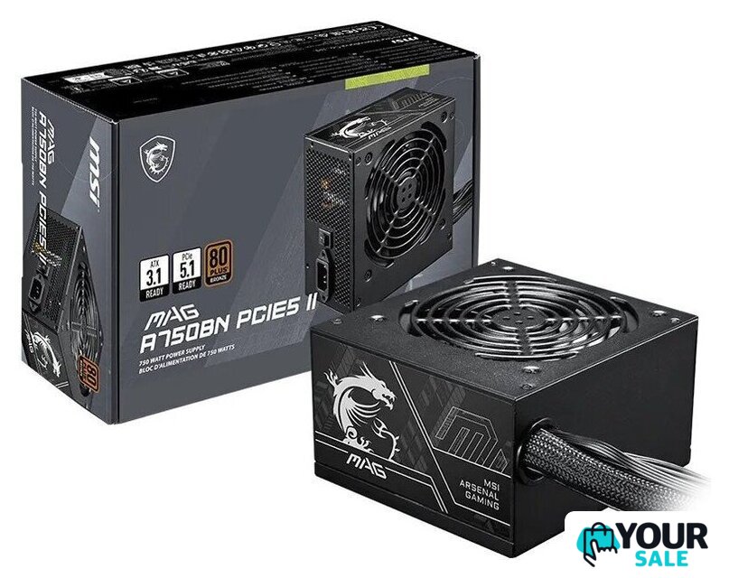 Блок питания MSI MAG A750BN PCIE5 II - Изображение №5 — Интернет-магазин Your Sale