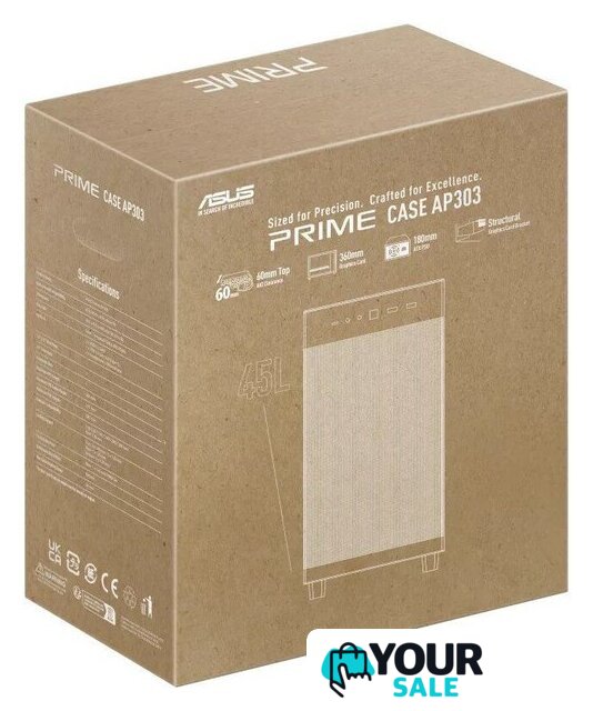 Корпус ASUS Prime AP303 Mesh Panel (черный) - Изображение №12 — Интернет-магазин Your Sale