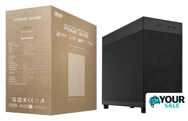 Корпус ASUS Prime AP303 Mesh Panel (черный) - Изображение №13 — Интернет-магазин Your Sale