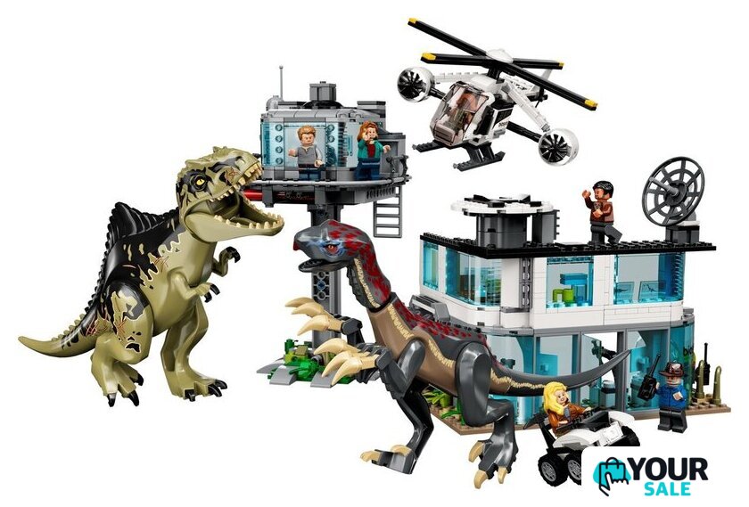 Конструктор LEGO Jurassic World 76949 Атака гиганотозавра и теризинозавра - Изображение №2 — Интернет-магазин Your Sale