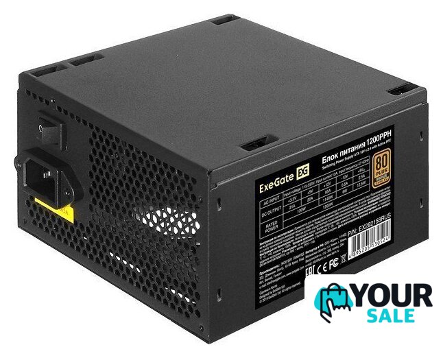 Блок питания ExeGate 1200PPH 80 Plus Bronze EX292158RUS - Изображение №1 — Интернет-магазин Your Sale