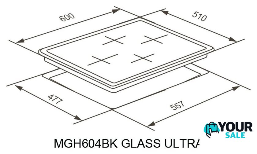 Варочная панель Meferi MGH604BK Glass Ultra - Изображение №17 — Интернет-магазин Your Sale
