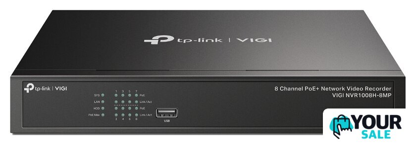Сетевой видеорегистратор TP-Link Vigi NVR1008H-8MP - Изображение №1 — Интернет-магазин Your Sale