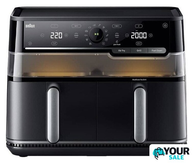 Аэрогриль (аэрофритюрница) Braun TwinCook 5 TD5073IBK - Изображение №1 — Интернет-магазин Your Sale