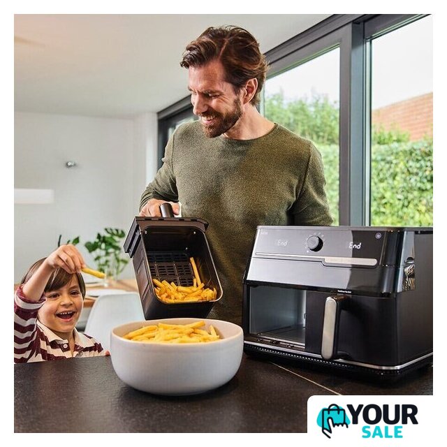 Аэрогриль (аэрофритюрница) Braun TwinCook 5 TD5073IBK - Изображение №4 — Интернет-магазин Your Sale