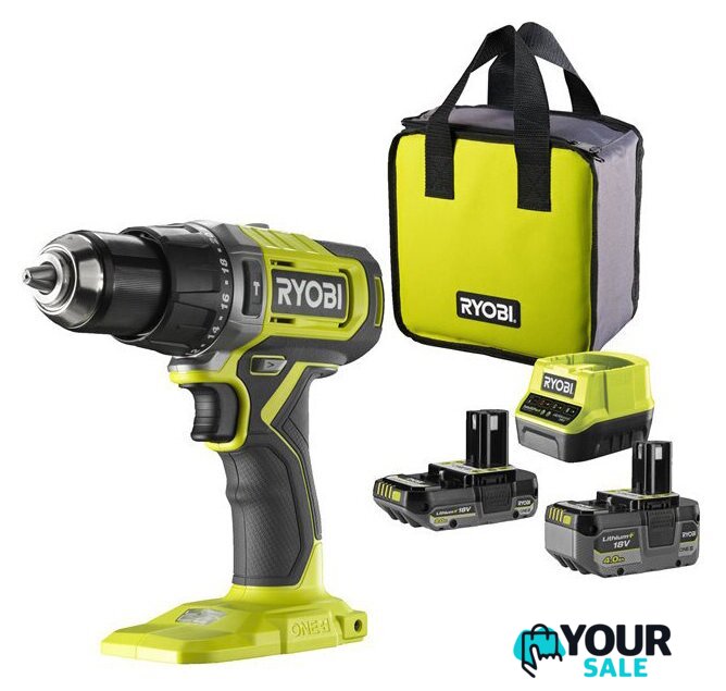 Ударная дрель-шуруповерт Ryobi RPD18-2C42S 5133005525 (с 2-мя АКБ 2 Ач+4 Ач, сумка) - Изображение №1 — Интернет-магазин Your Sale