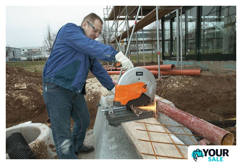 Монтажная (отрезная) пила AEG Powertools SMT 355 - Изображение №6 — Интернет-магазин Your Sale