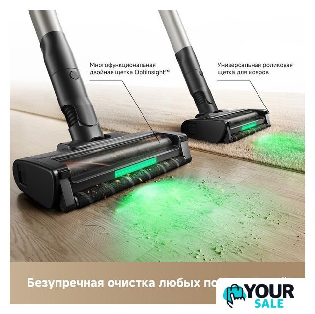 Пылесос Trouver Cordless Vacuum Cleaner G70 Detect V2515 (евровилка, черный) - Изображение №6 — Интернет-магазин Your Sale