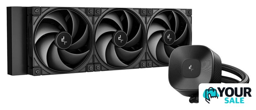 Система жидкостного охлаждения для процессора DeepCool LE360 V2 Zero Dark R-LE360ZERO-BKLNMD-G-1 - Изображение №1 — Интернет-магазин Your Sale