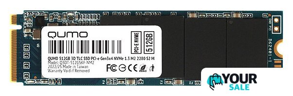 SSD QUMO Novation M2 NVMe 512GB Q3DT-512GSKF-NM2 - Изображение №1 — Интернет-магазин Your Sale