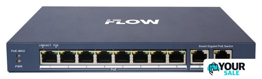 Неуправляемый коммутатор iFlow F-SW-EM610POE-VM - Изображение №1 — Интернет-магазин Your Sale