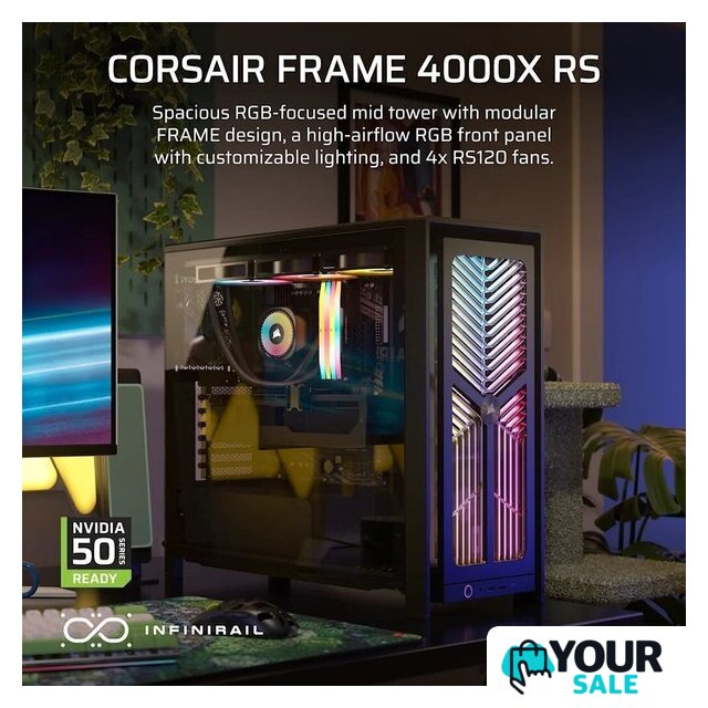 Корпус Corsair Frame 4000X RS CC-9011302-WW - Изображение №4 — Интернет-магазин Your Sale