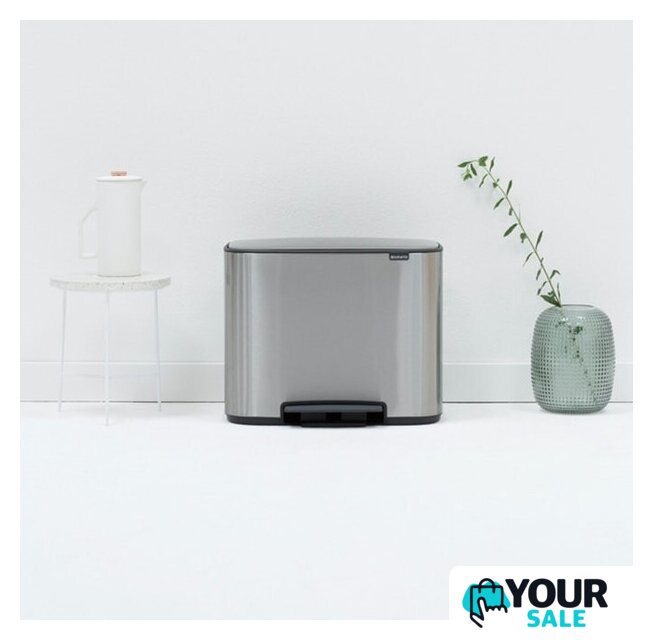 Мусорное ведро Brabantia Bo Pedal Bin 36 л (стальной матовый) - Изображение №7 — Интернет-магазин Your Sale