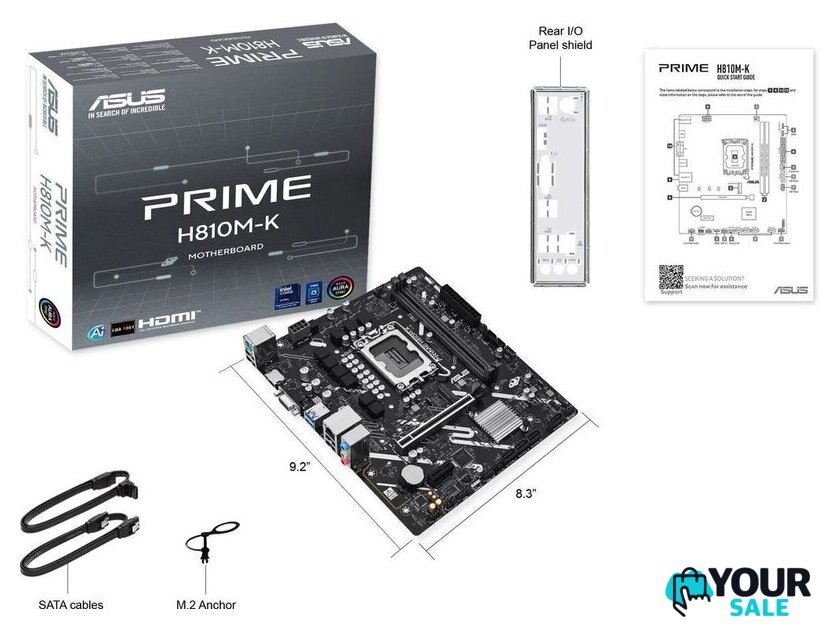 Материнская плата ASUS PRIME H810M-K - Изображение №8 — Интернет-магазин Your Sale