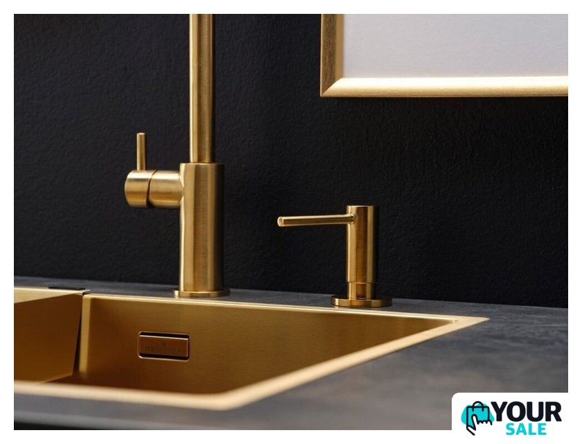 Кухонная мойка Reginox New York 50x40 (L) OKG Comfort Gold Flax R35160 - Изображение №5 — Интернет-магазин Your Sale