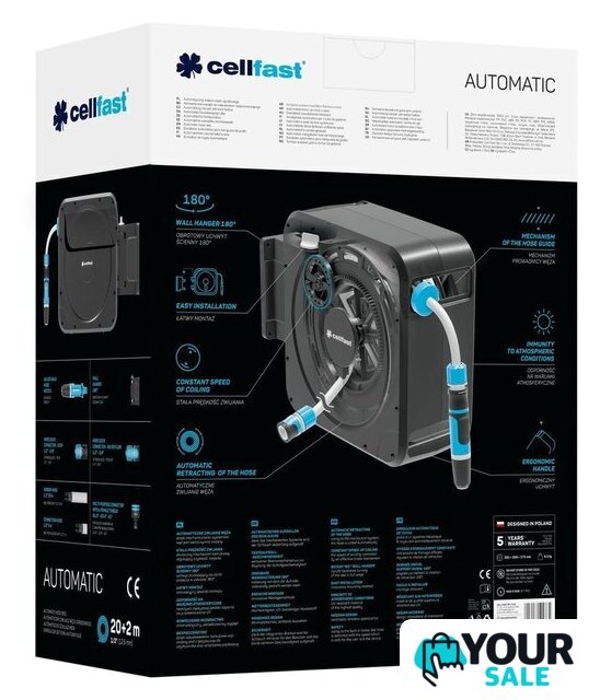 Катушка со шлангом Cellfast 55-410 (1/2