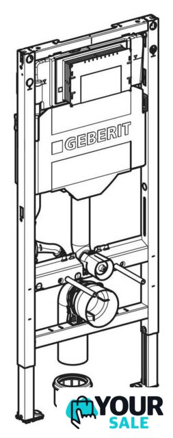 Инсталляция для унитаза Geberit Duofix Sigma 111.320.00.6 - Изображение №2 — Интернет-магазин Your Sale