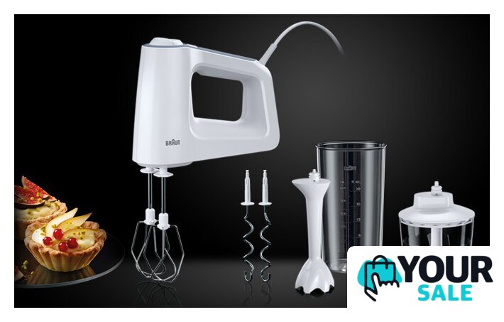 Миксер Braun MultiMix 3 HM 3135 WH - Изображение №3 — Интернет-магазин Your Sale
