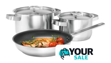 Набор кастрюль Electrolux E3SS - Изображение №1 — Интернет-магазин Your Sale