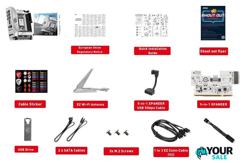 Материнская плата MSI MPG Z890I Edge TI WiFi - Изображение №2 — Интернет-магазин Your Sale