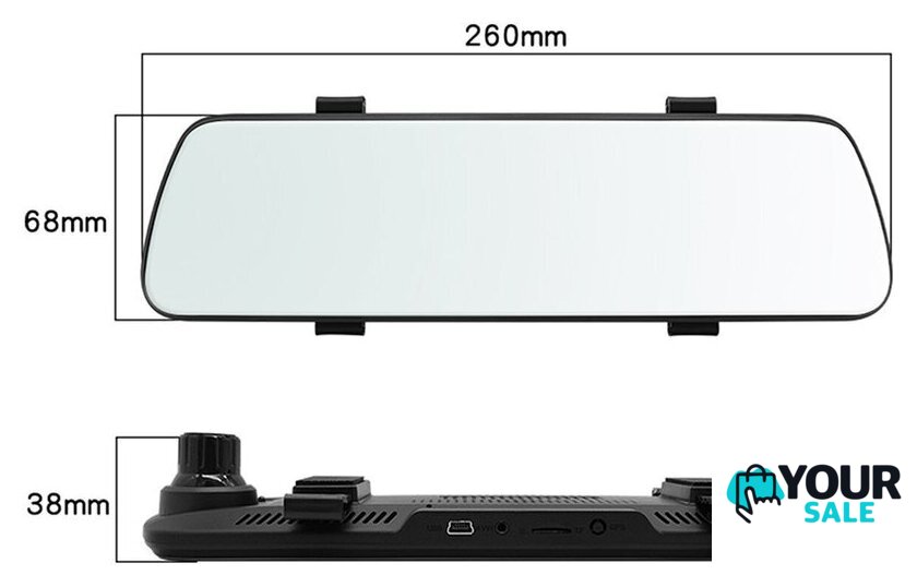 Видеорегистратор-зеркало Ritmix AVR-9105 - Изображение №3 — Интернет-магазин Your Sale